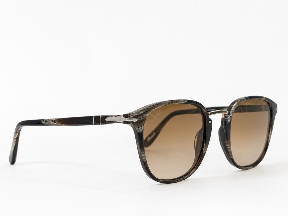 New Persol PO3186S 1116/B2 Marbled Acetate Sunglasses $422.00 *2026 Model*